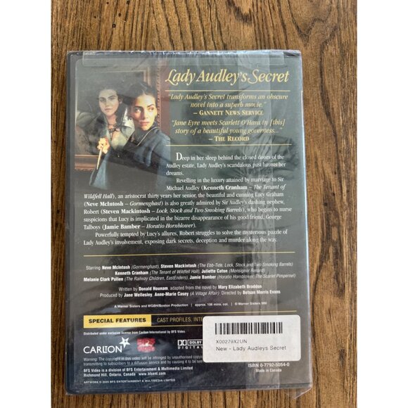 Lady Audleys Secret DVD 2005 Drama Mystery Movie New Sealed - Picture 3 of 4